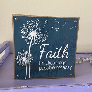 Decor - Faith Plaque